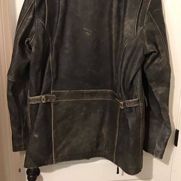 🔥Rare, vintage JORDAN, see pics, distressed leather coat, Size=XLT, new cond.🔥 - Picture 9 of 12
